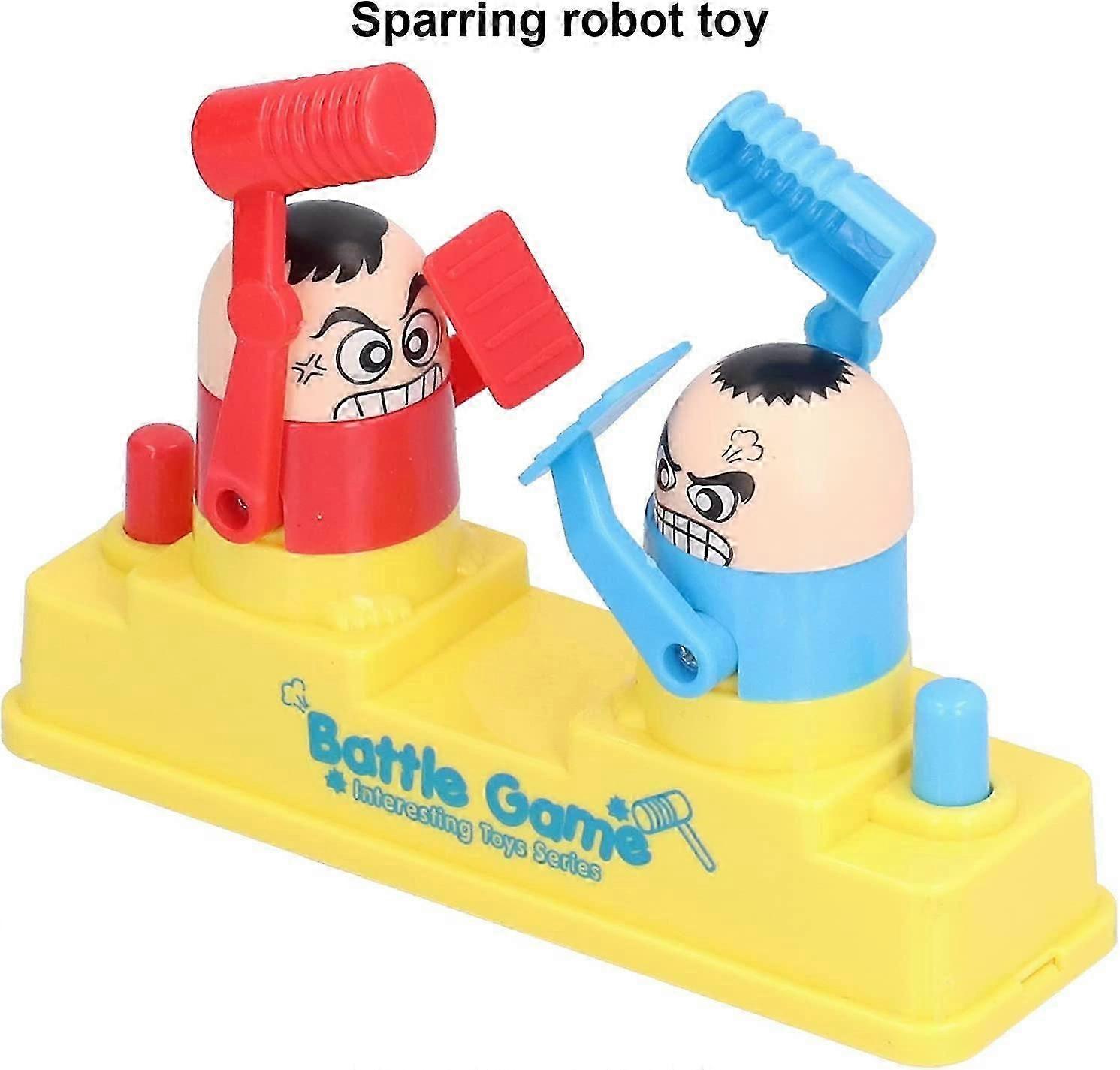 Boxningsrobot för barn, stridsrobotar för två spelare, stresstrycksreducerande interaktiv barnleksak