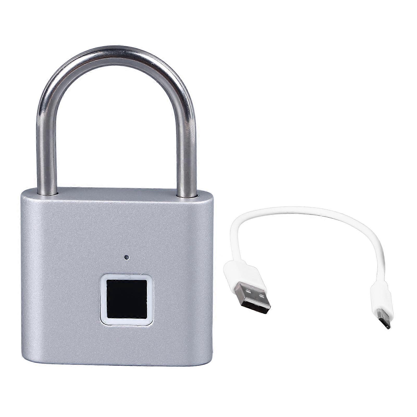 Waterproof Fingerprint Padlock - Smart, Keyless, Durable Security for Home & Outdoors