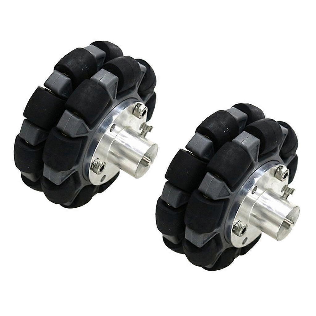 2 Coupling Omnidirectional Wheel 4 Inch 100mm 6mm Coupling