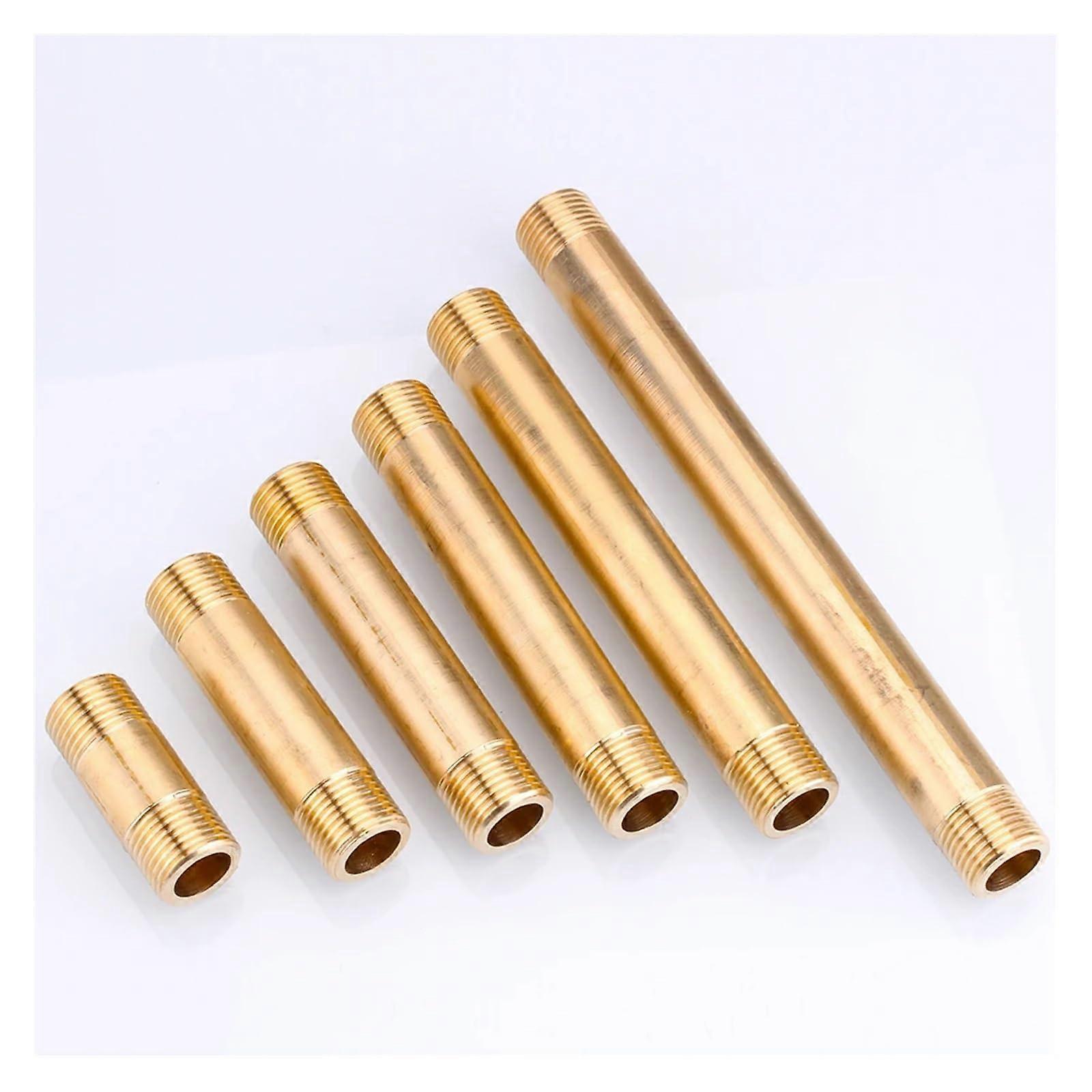 Copper External Wire Direct G1/2 Male Thread Extension Tube, External Tooth Thread Copper Joint, 1/2 x 1/2, 50mm