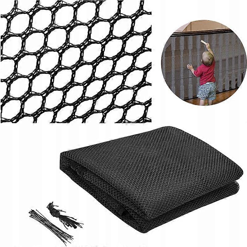 Barrier For Stairs Black