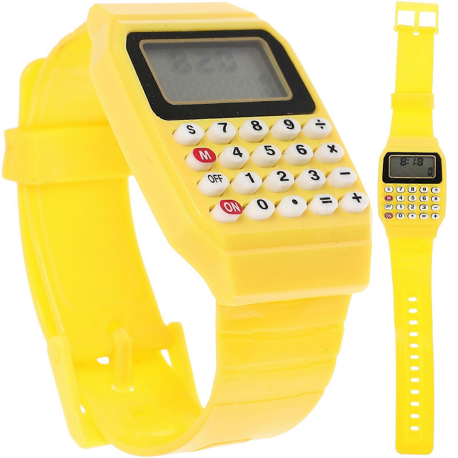 Educational Kids Watch, Durable Calculating Watch for Toddlers, Fun Learning Experience