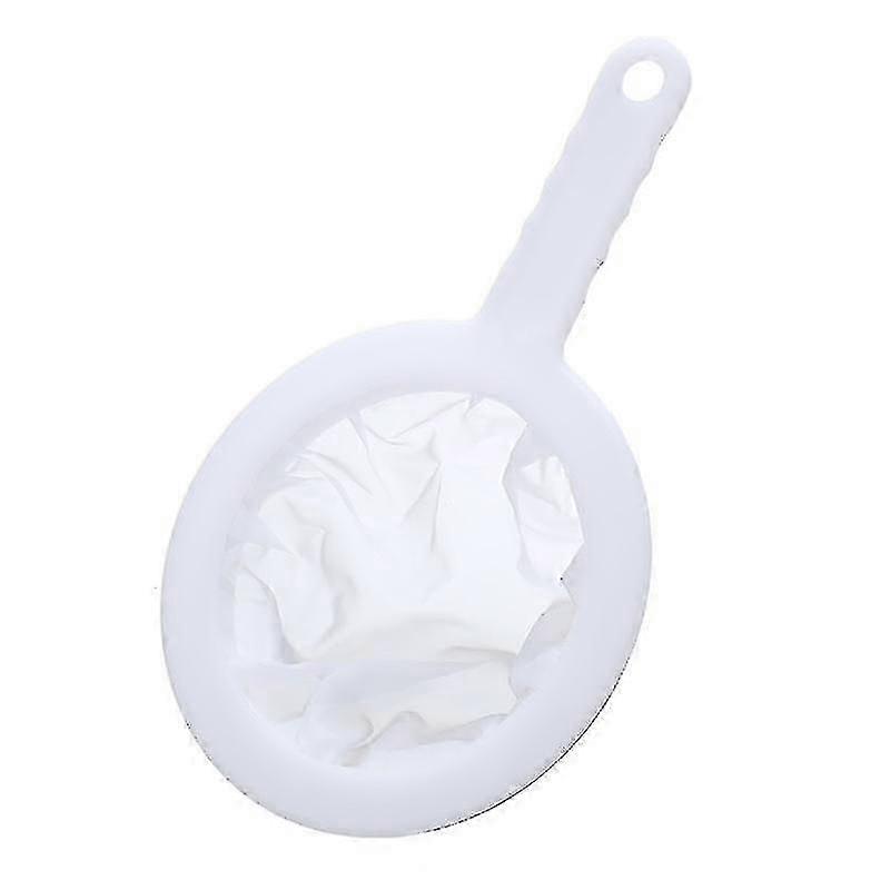 Kitchen Ultra-fine Nylon Mesh Strainer and Plastic Sieve Filter Spoon for Soy Milk Coffee Milk Yogurt Juice with Fine Filter Design f
