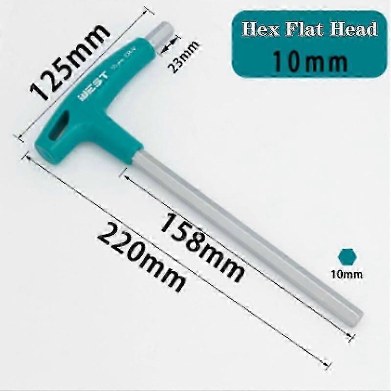400mm επιπλέον μακριά μπράτσα T-handle διπλά κλειδιά Allen για την ευρωπαϊκή επισκευή αυτοκινήτων