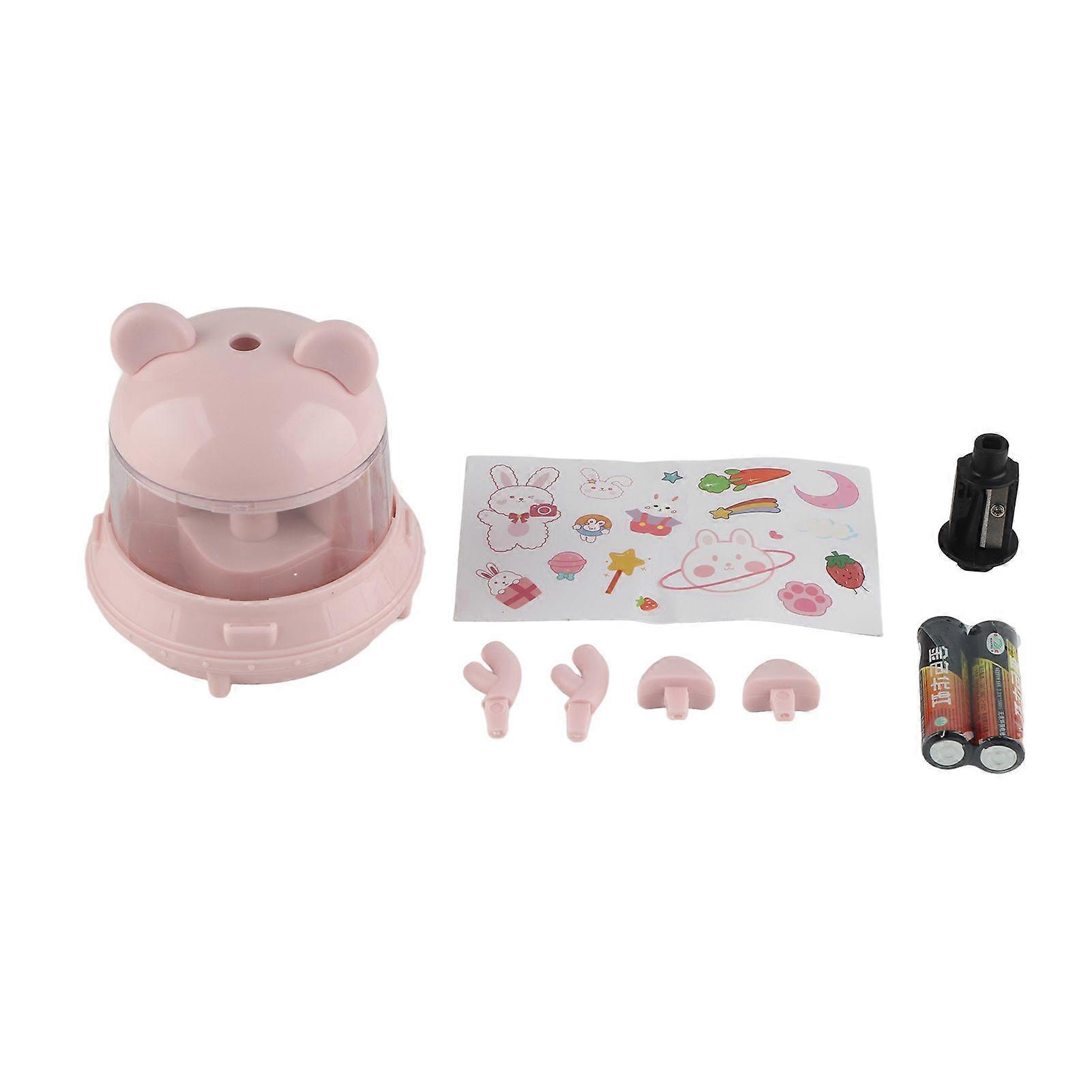 2025 Latest Model  Electric Pencil Sharpener Cartoon Battery Powered Electric