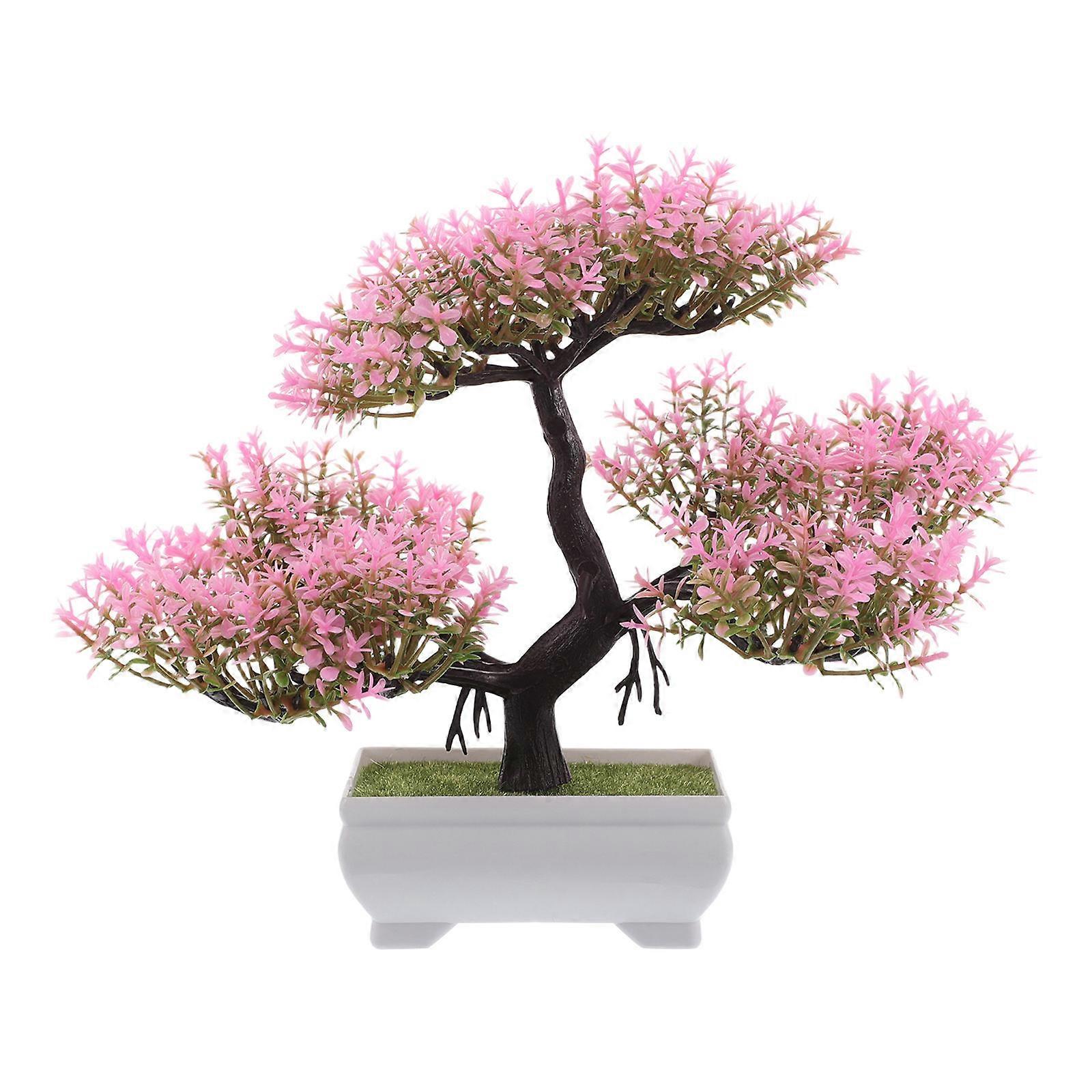 Realistic Artificial Bonsai Tree for Home Office Decoration – Low Maintenance Indoor Potted Greenery for Room Study Table Ornaments