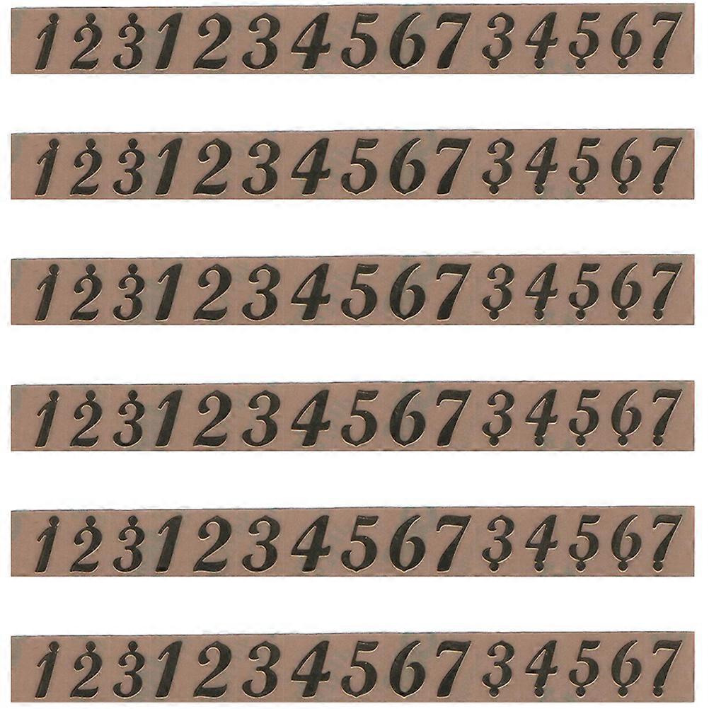 6 Sheets Tongue Drum Decals Musical Note Scale Stickers for Easy Learning, Practical Accessories for Ethereal Drum Practice, Ideal for Students and