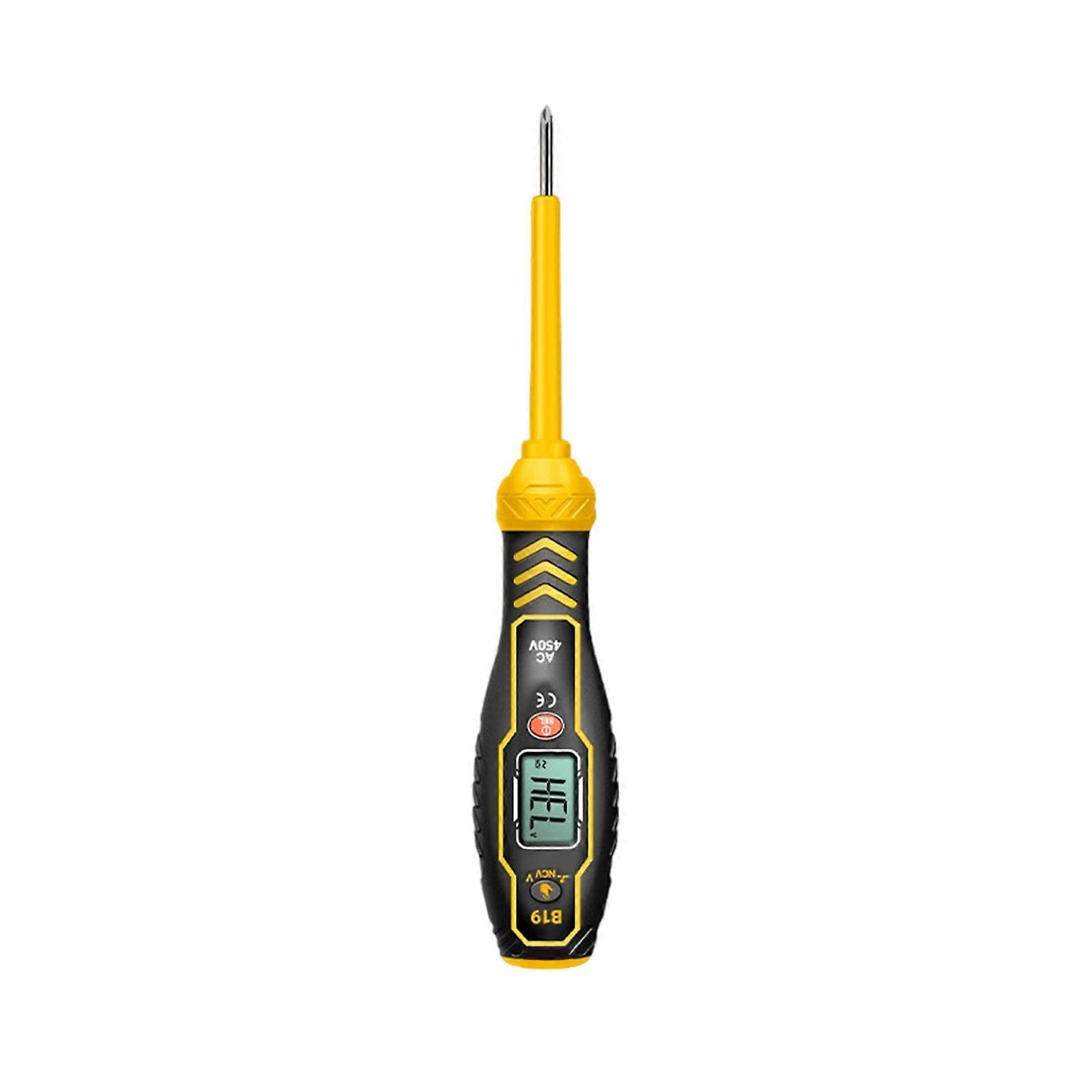 Digital Measuring Pen Voltage Live Wire Detector NCV Voltage Probes Tester Pen with Alarm Auto Off Backlit Screen