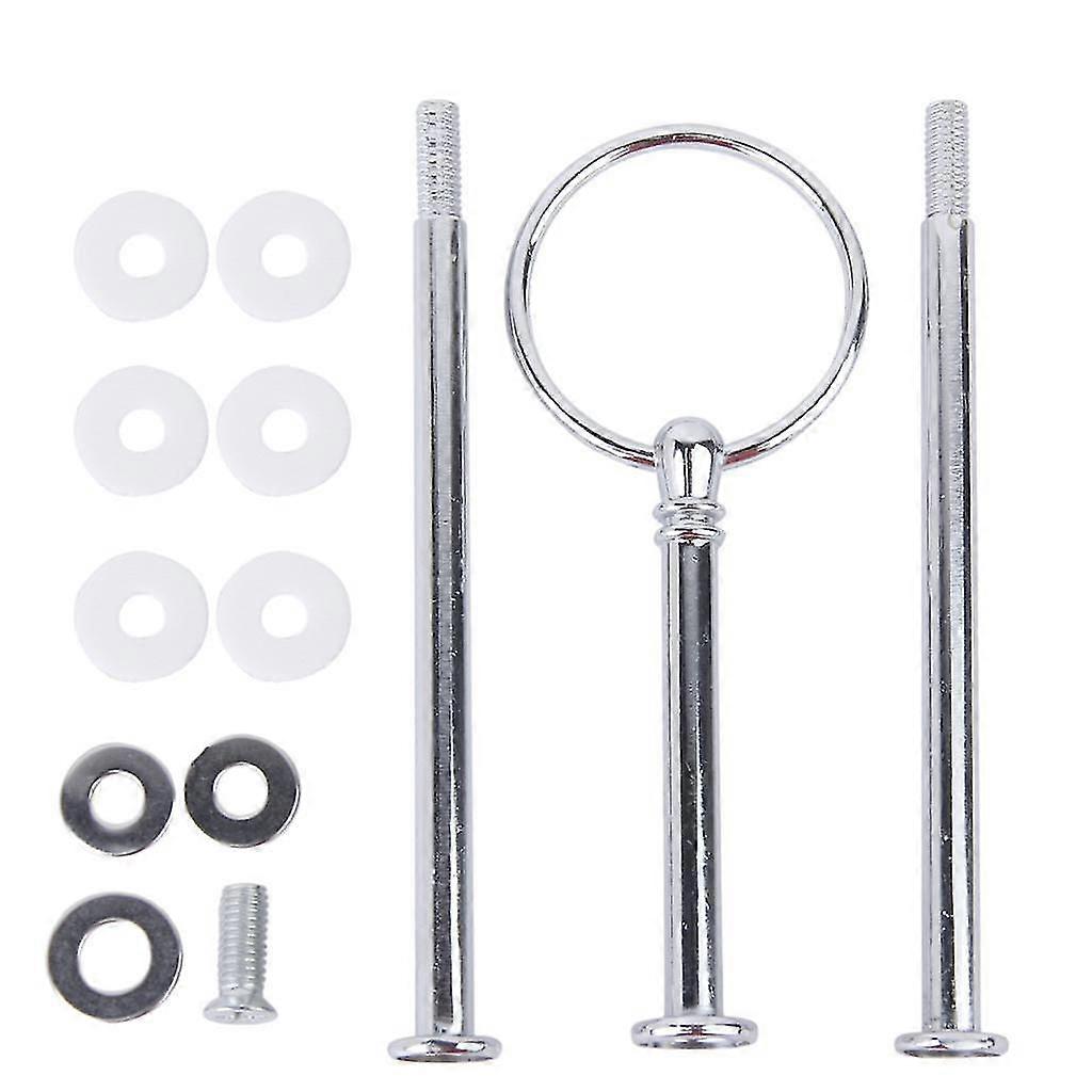 3 Tiers Cupcake Plate Stand Handle Fitting Party Wedding Dessert Server E