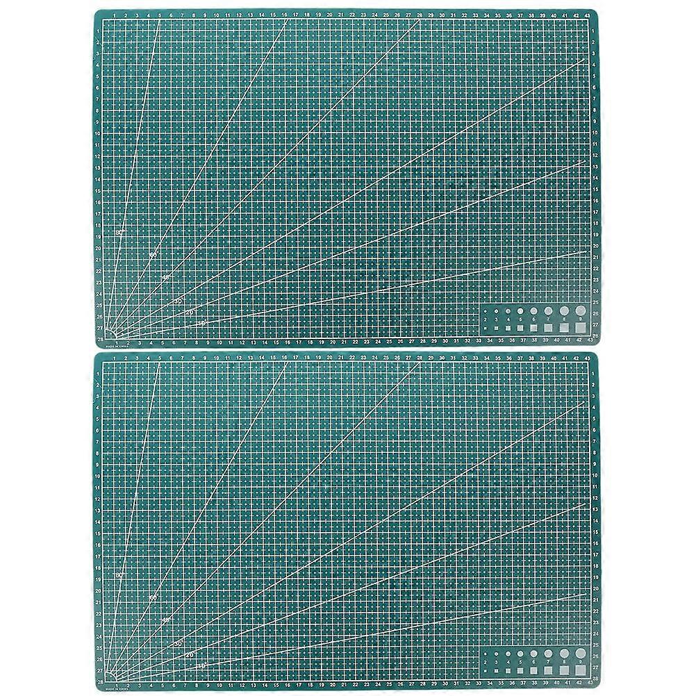 Engraving Board Cutting Mat For Hobbyists Diy Projects Art Cutting PP Material 45.00X30.00X0.10CM 2Pcs