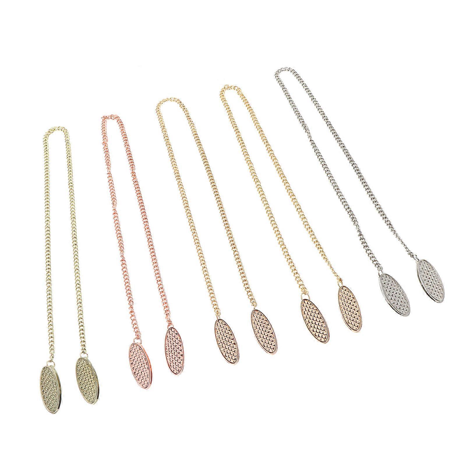 5db fém szalvéta kapocs lánccal elegáns törölközőtartók étkezéshez, esküvőkhöz és rendetlen étkezéshez Nem