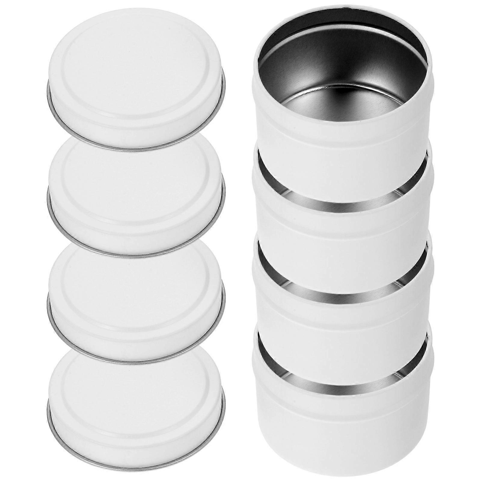 Aromatherapy Candle Jar Metal Can for Storage Use 4Pcs DIY Empty Candle Containers