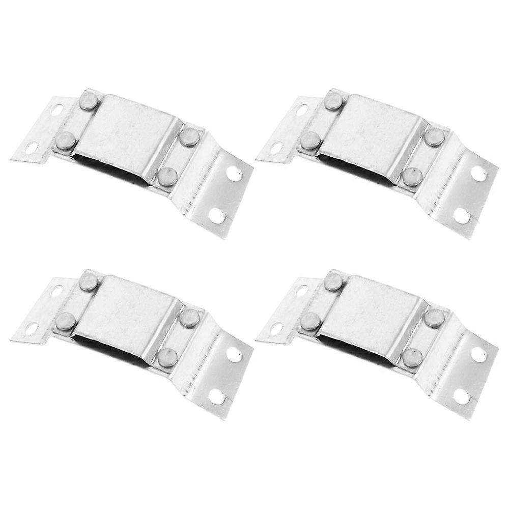 Safety Helmet Headlight Buckle Helmet Flashlight Mount for Industrial Settings Rectangular 4Pcs