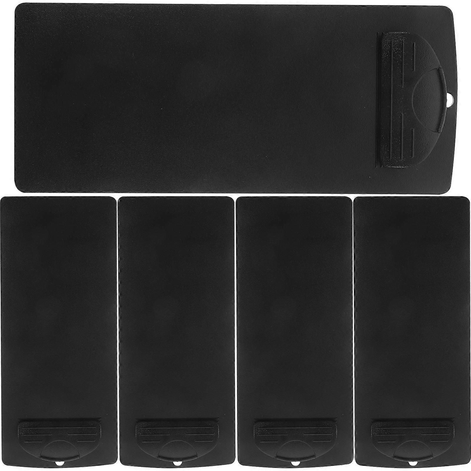 Office Clip Board Plastic Small Design Document Protection 21x9cm File Organization 5Pack