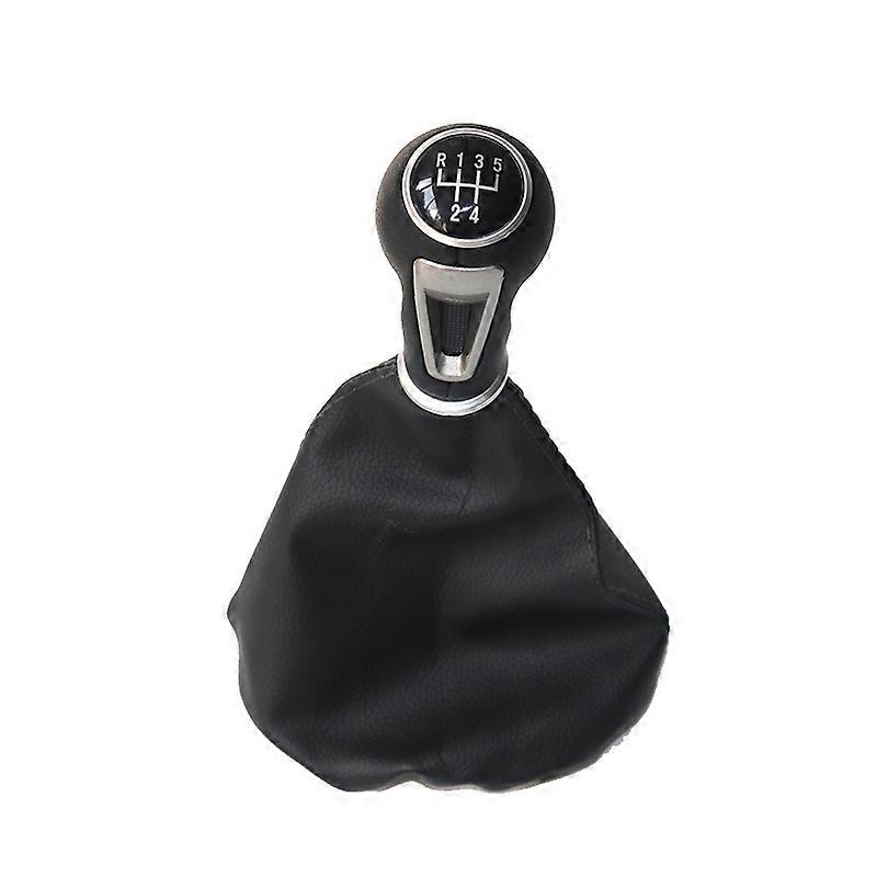 5 Speed Leather Car Gear Shift Knob Gaitor Lever Shoe Cover For Seat Leon 2000 2001 Toledo 1999 2000 2001 Car Accessories