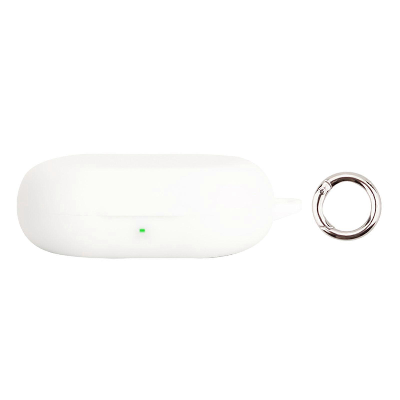 Earbud Case Shockproof Housing Skin-friendly Guarding Washable Shell Nonslip Keep Safe From Accidental Drop for Chasers White