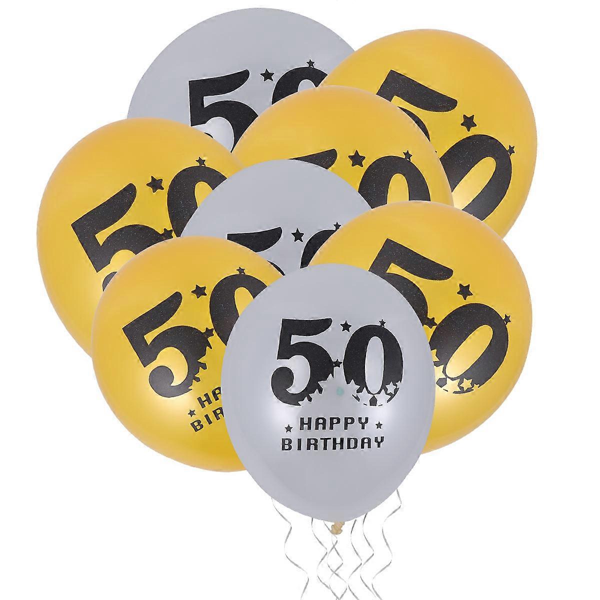 Assorted Color Balloons Birthday Party Ornaments Round Shape Latex 40Pcs
