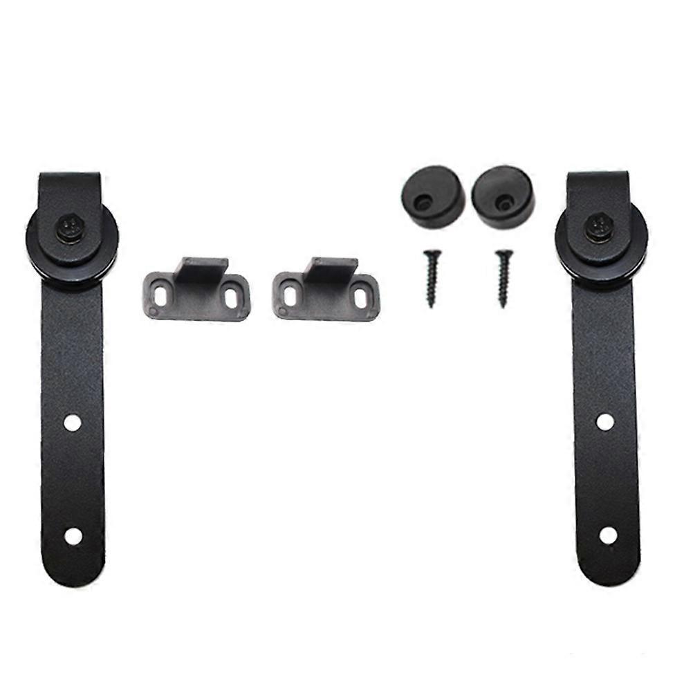 It looks like you're describing a product listing for a **door floor guide**, specifically a **sturdy barn door track stopper** used for cabinets or