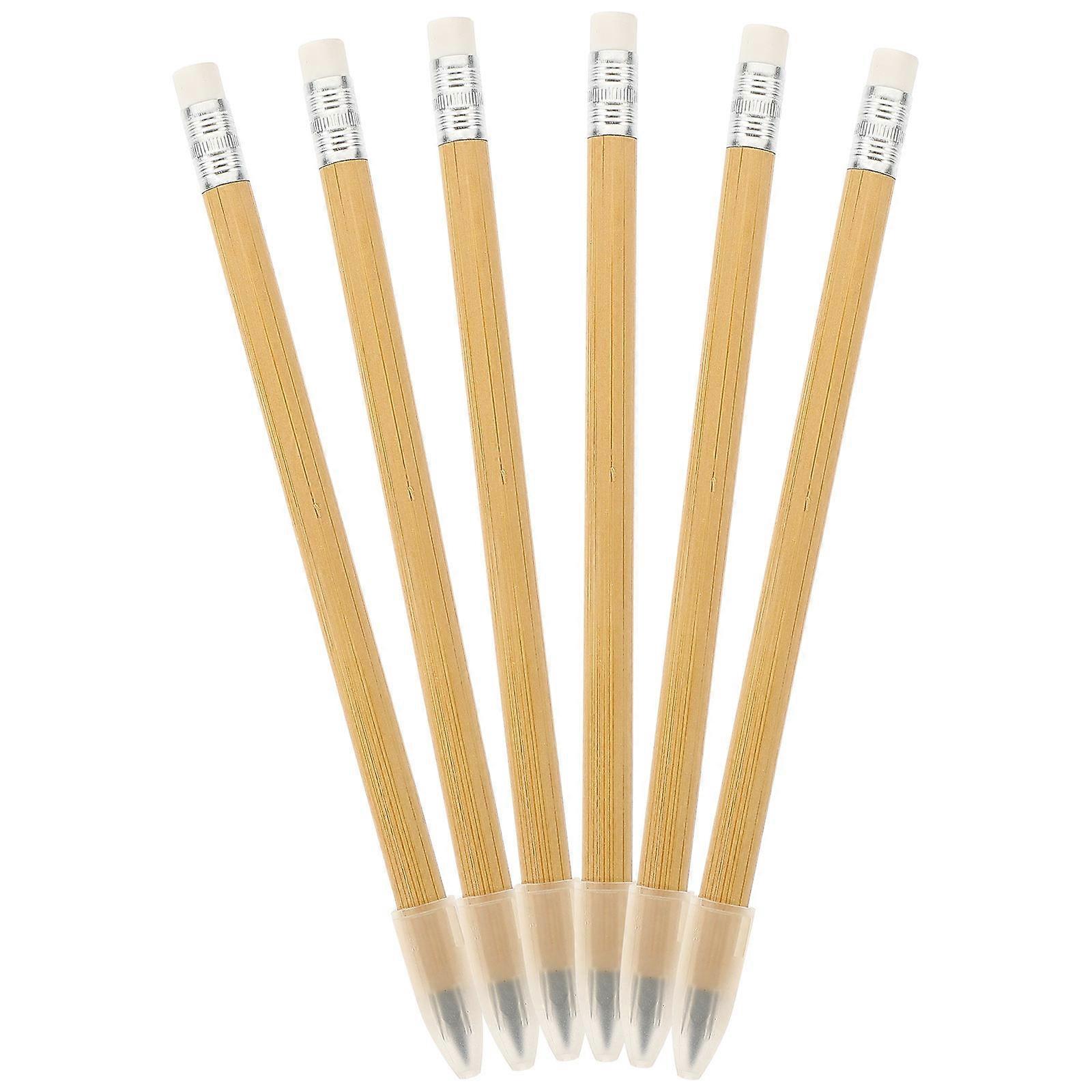 6pcs Everlasting Inkless Graphite Pencils No Sharpening Needed for Students, Artists, School Supplies & Creative Projects