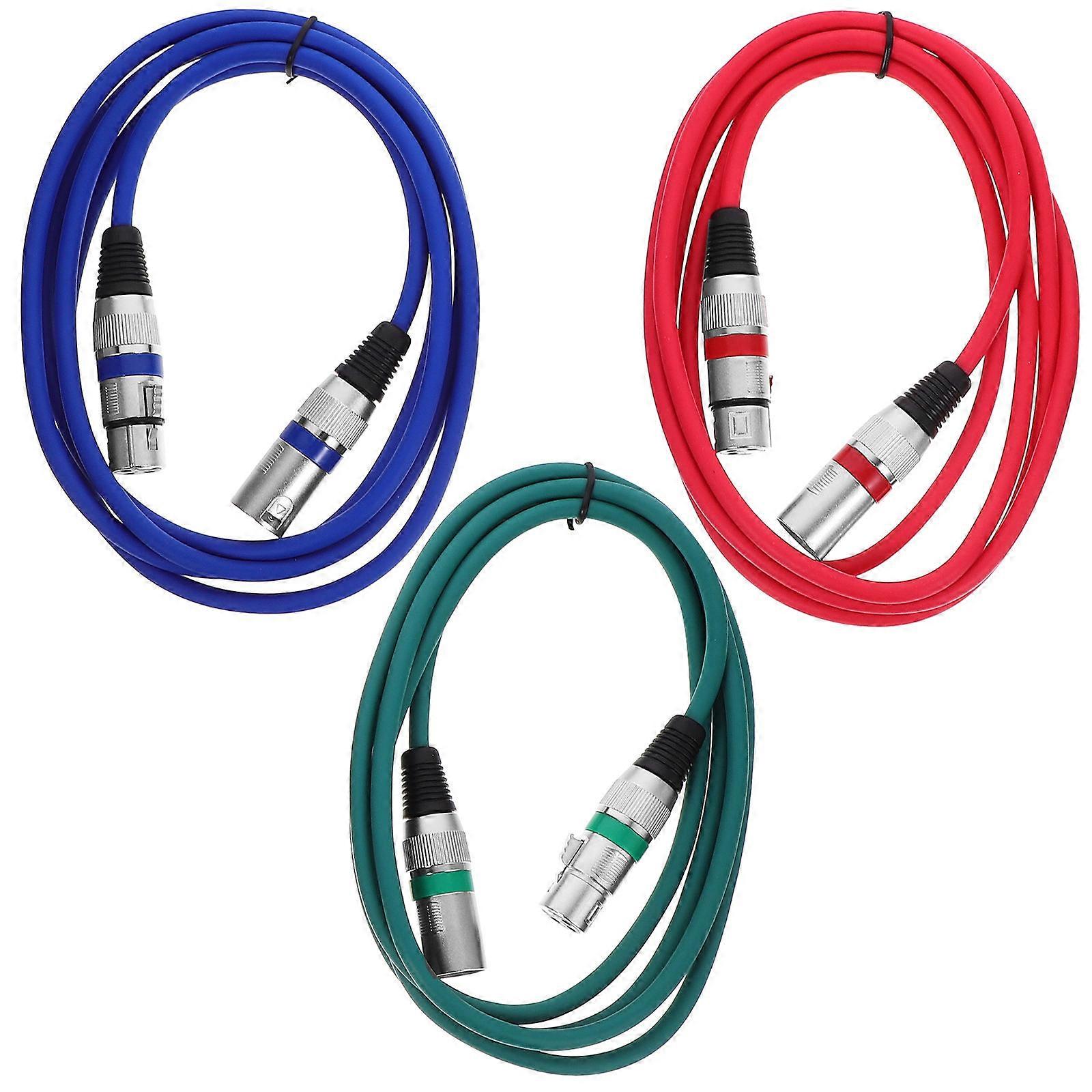 Xlr Cable Microphone Cord Audio Devices Stable Sound Reproduction 2m