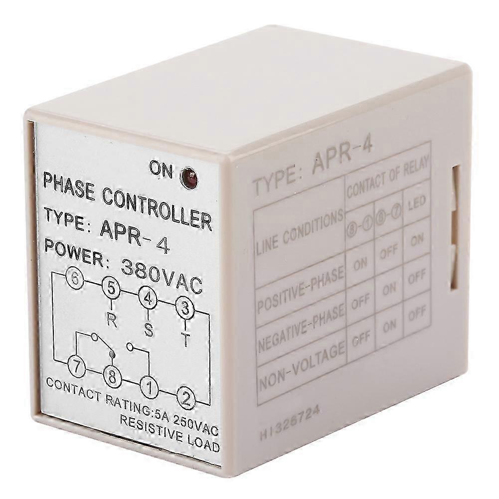 APR-4 Phase Loss Reverse Protection Relay Phase Sequence Controller  5A (380VAC)