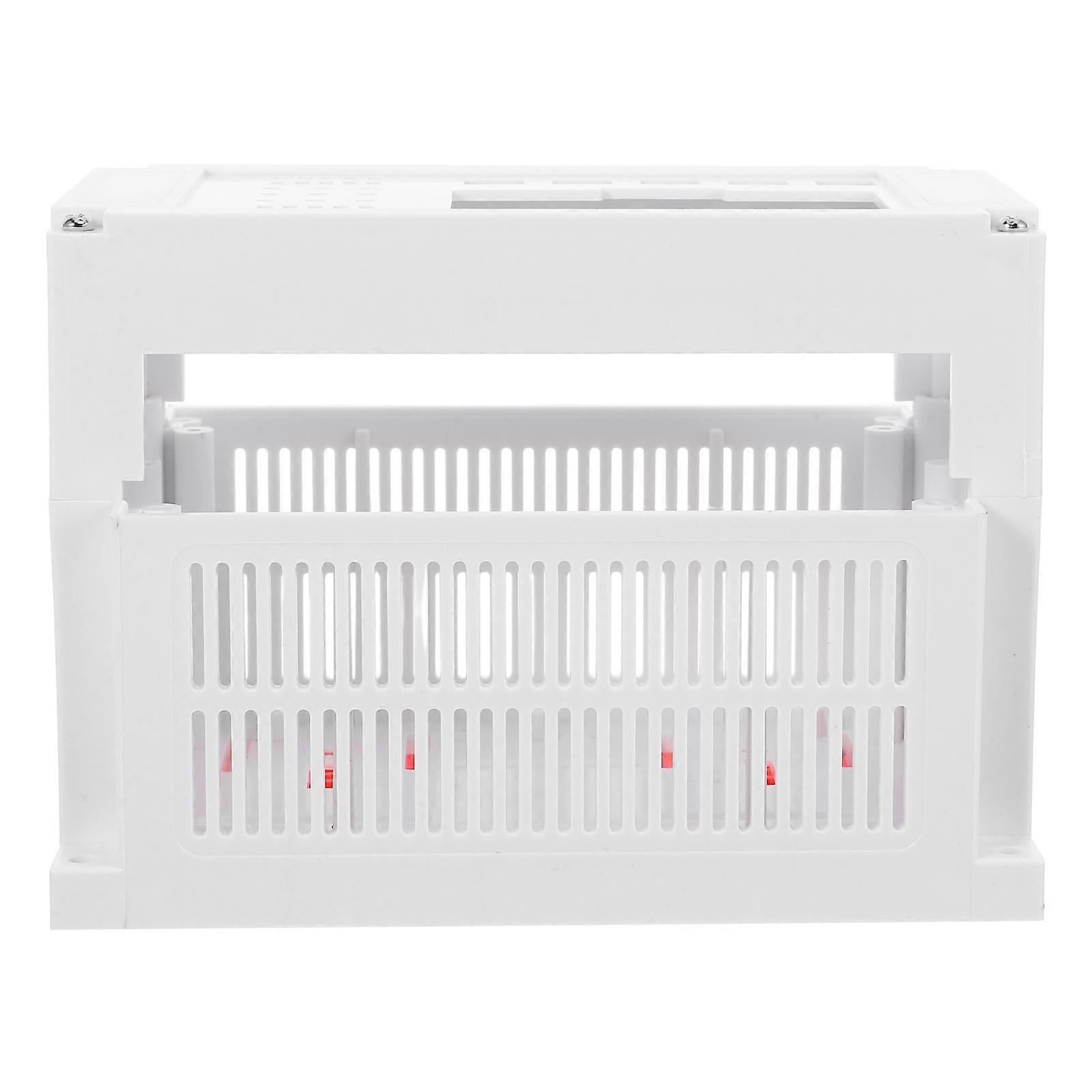 Dustproof Plastic Enclosure for Power Monitoring PLC Control Box, Durable Electrical Housing with DIN Mount for Module Circuits and Controllers