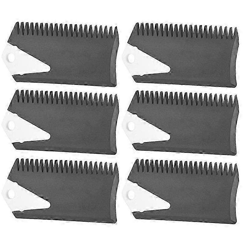 لوح التزلج المشط الشمع 6 قطع لوح التزلج ركوب الأمواج الشمع مشط مزيل تنظيف أداة الصيانة لركوب الأمواج