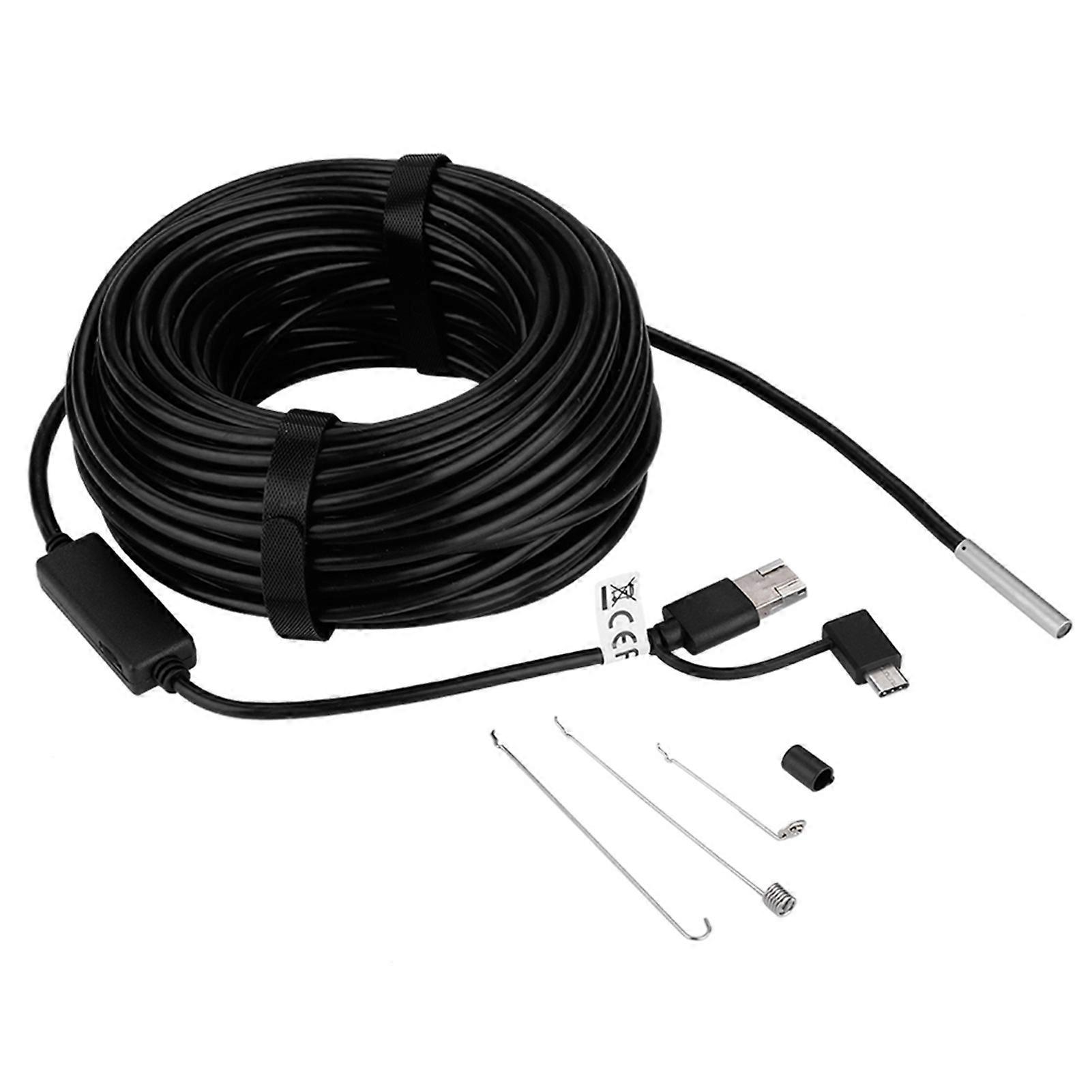 720P HD Endoscope Camera for Android PC 3 in 1 Waterproof Inspection