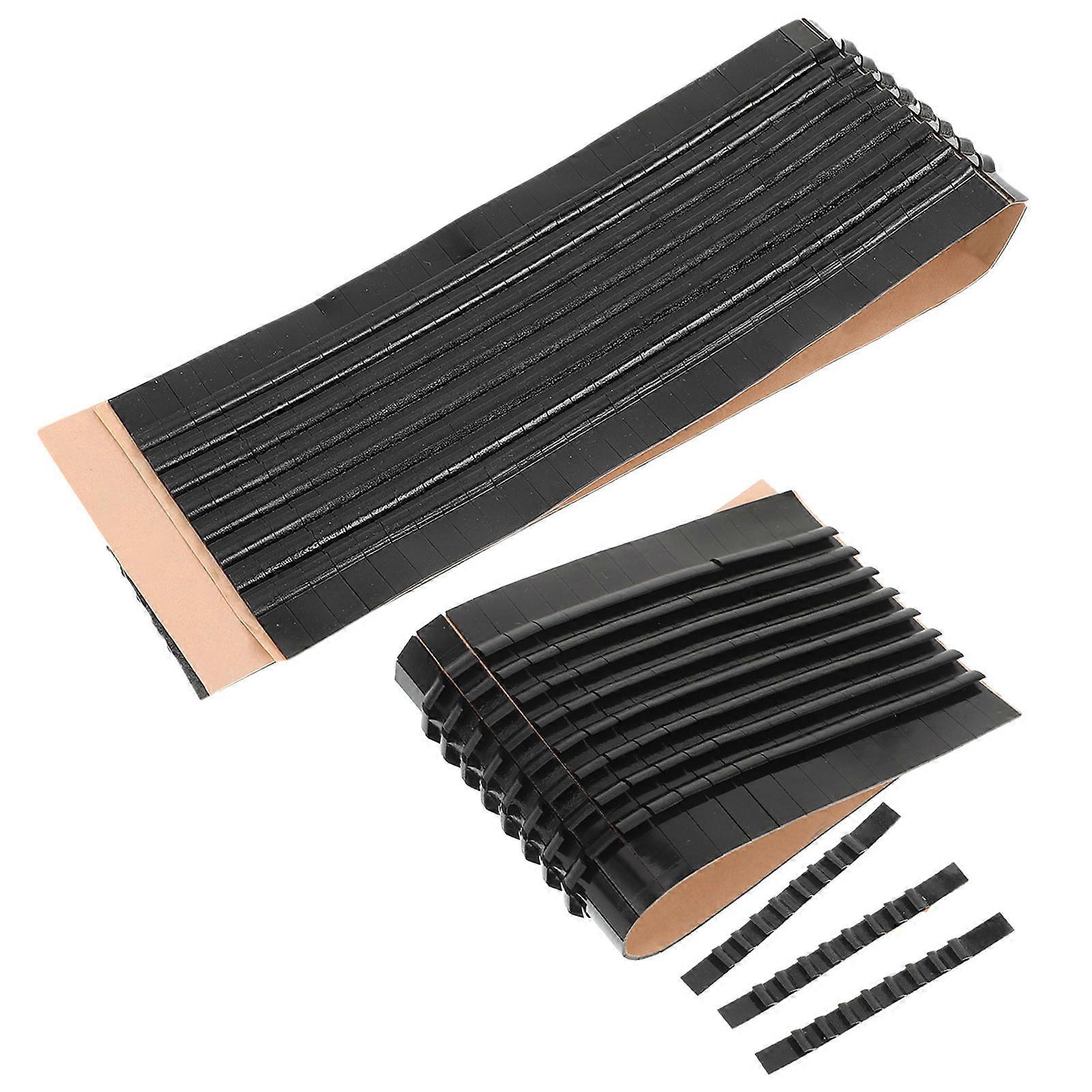 Non Slip Adhesive Strips for Hangers Hangers Grips Transparent Clothes Shop Use 100Pcs