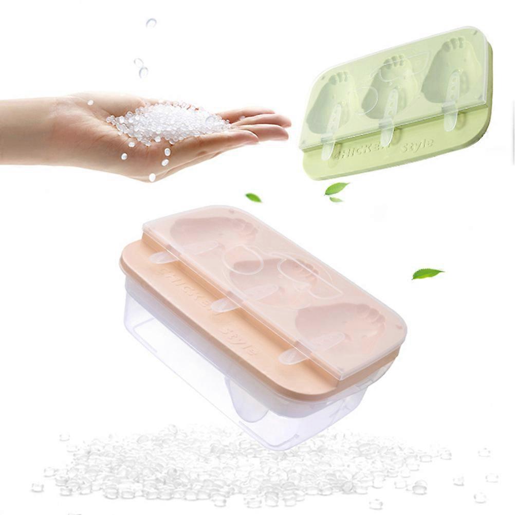 2pcs Chicken Shaped Ice Cube Molds with Lids Fun Cartoon Ice Maker for Creative Summer Treats, Flexible Material, Random Color