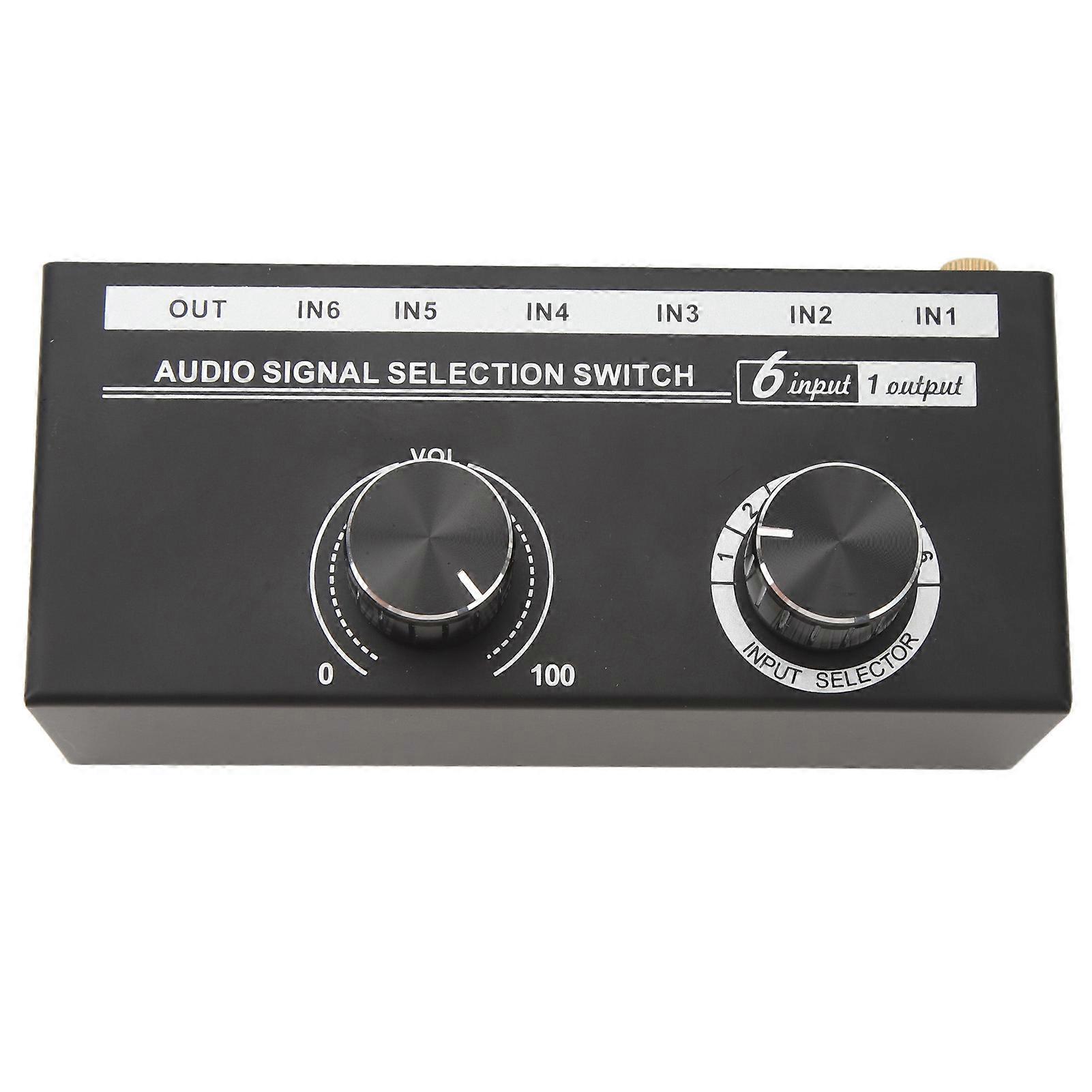 QH 06 6 Input 1 Output o Switcher 6 in 1 Out o Signal Selector Switcher Source Selection Switcher Phone Computer Sharing