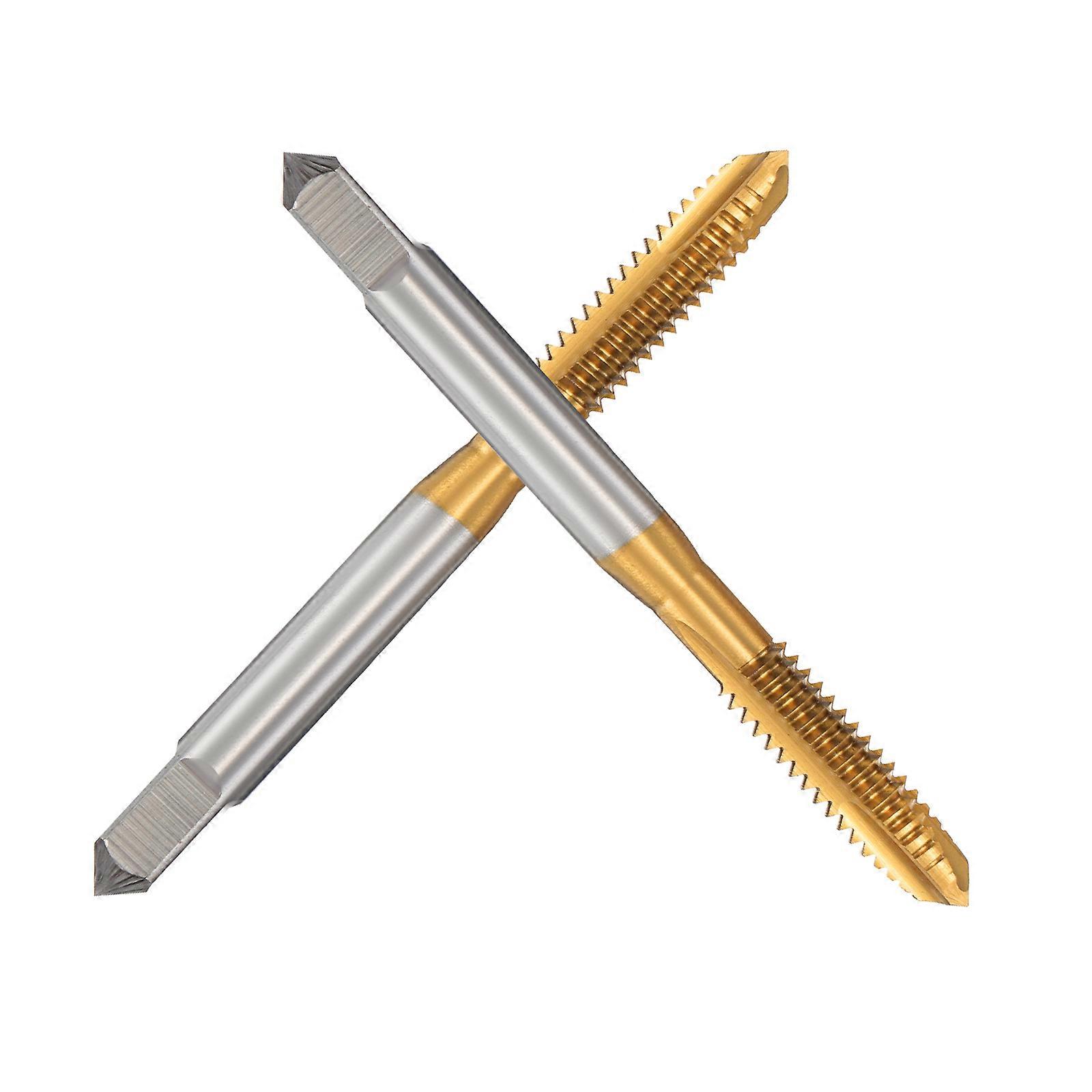 Metal Drill Bit Set High-Speed Tapping Machines Drill Bits For Metalworking Titanium Coating 2Pcs