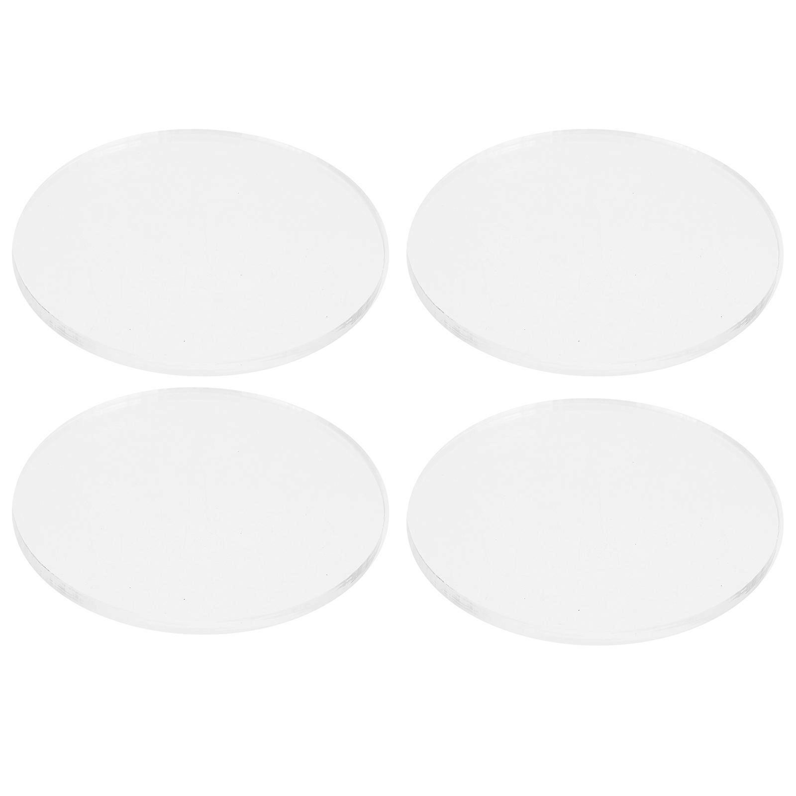 Transparent Acrylic Sheet For Picture Frame And Table Signs 4Pcs