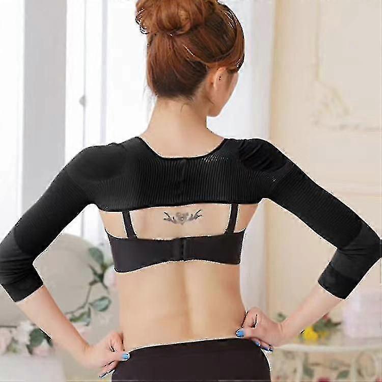 Upper Arm Shaper Post Surgical Slimmer Compression Sleeves Posture Corrector Tops Shapewea