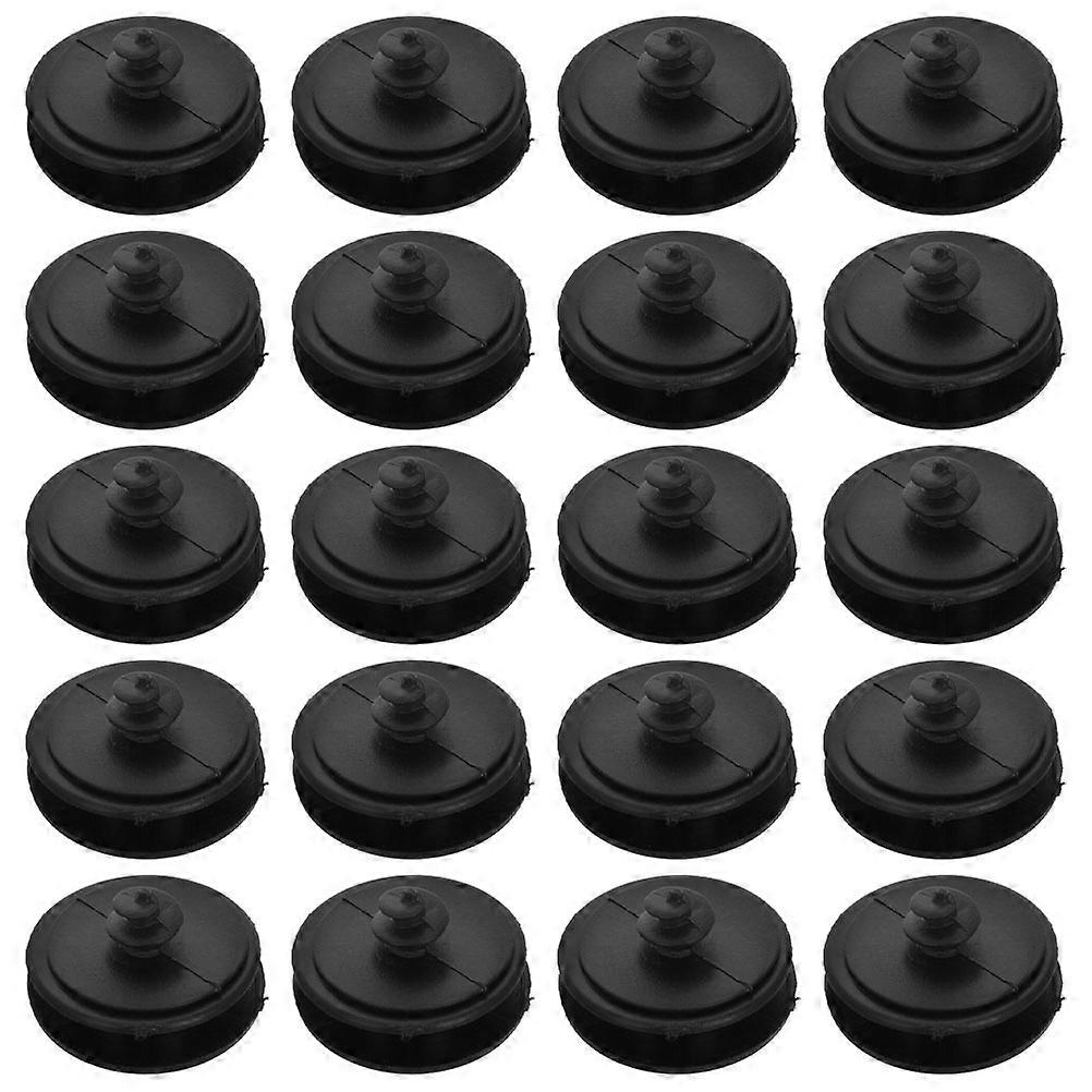 20pcs Plastic Car Mat Grippers Slip Resistant Floor Holders Easy Installation Clips for All Vehicle Types