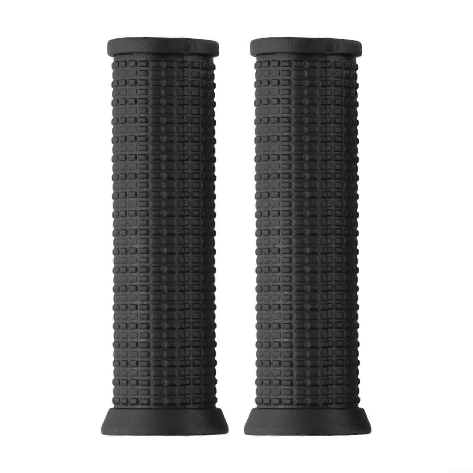 TPR Gummi Fahrradlenkergriffe compatible with 22.2 mm diameter for mountain bikes (double long) Double Long