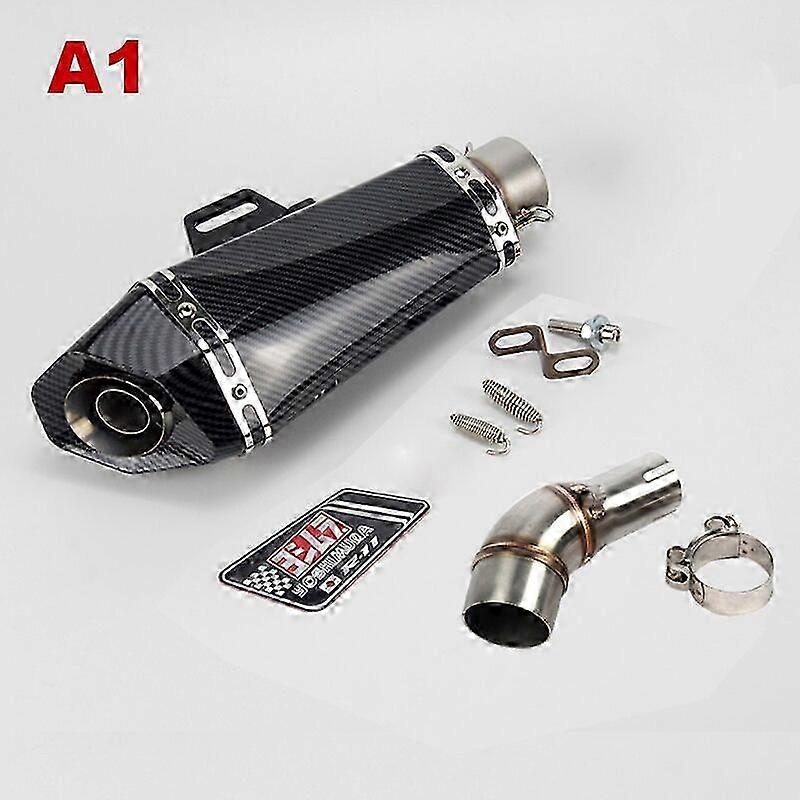 Slip-on for Certain Brand R3 R30 MT03 R25 Exhaust Middle Link Pipe Escape Muffler Adapter 51mm Connection Tube with DB Killer