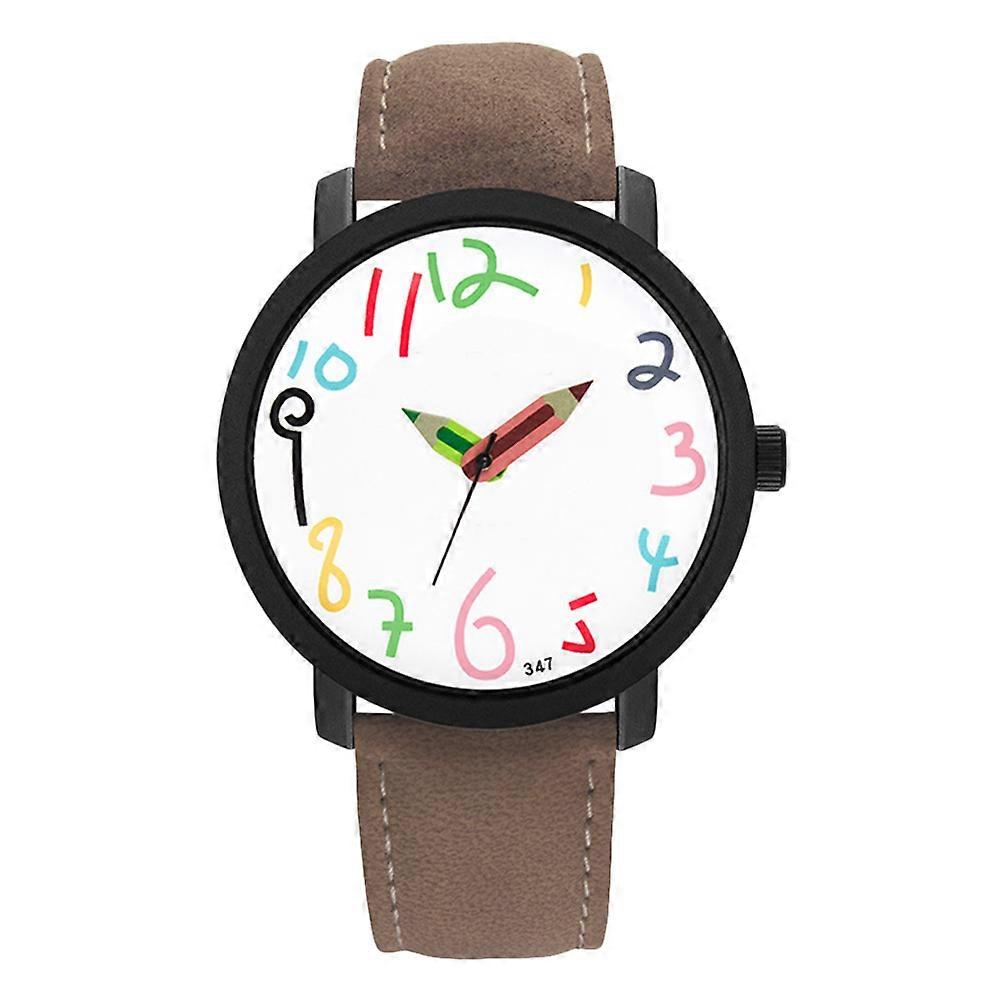 Quartz Watch for Children with Timekeeping Function White Dial 1Set