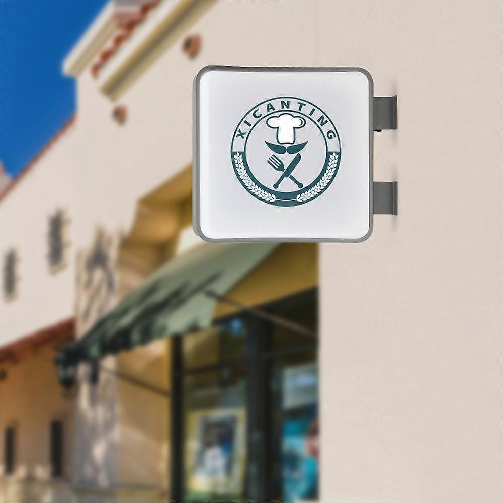 Solid Double-sided Waterproof Lightbox LED Light Shop Sign Light