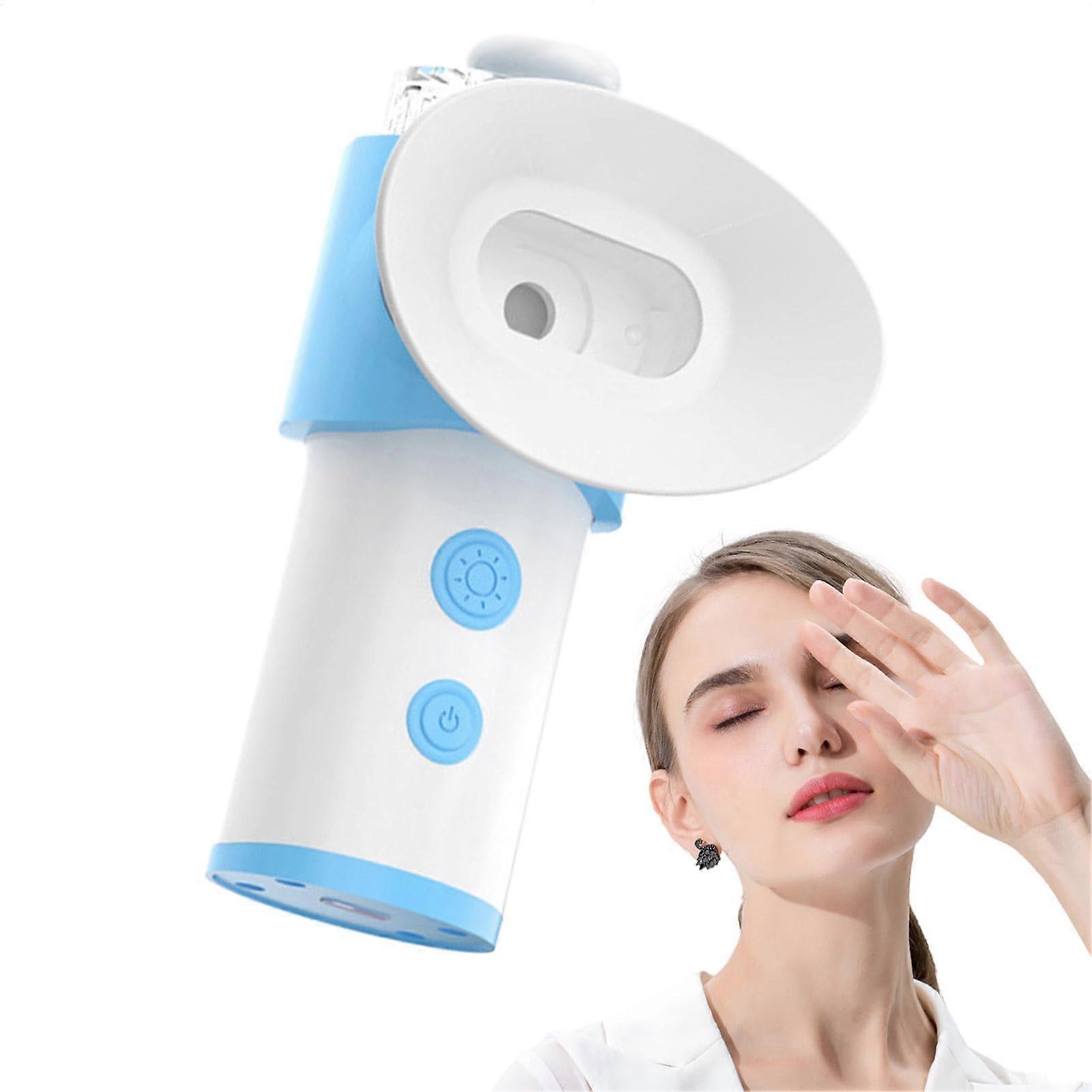 Nano Eye Mist Sprayer | Rechargeable Heated Nano Eye Mister for Dry Eye Relief | Portable Eye Hydrator with Hot and Cold Compress Features
