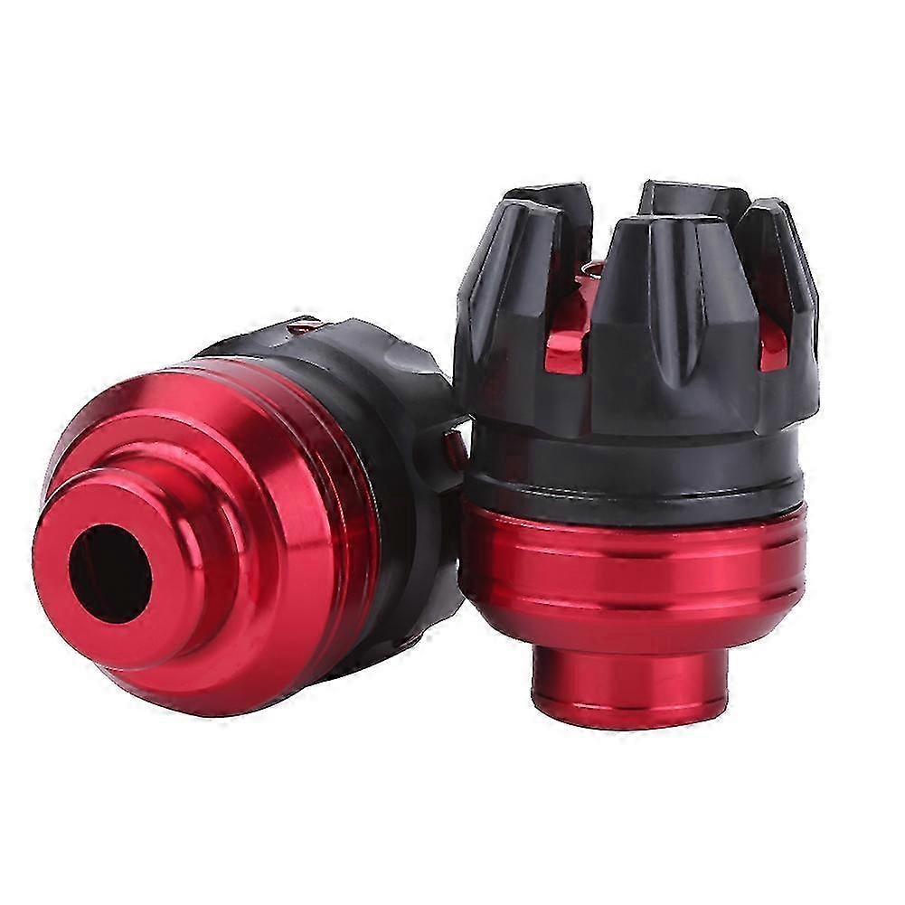 1 Pair Aluminum CNC Motorcycle Scooter Front Fork Frame Sliders Crash Protector Red for Certain Brands