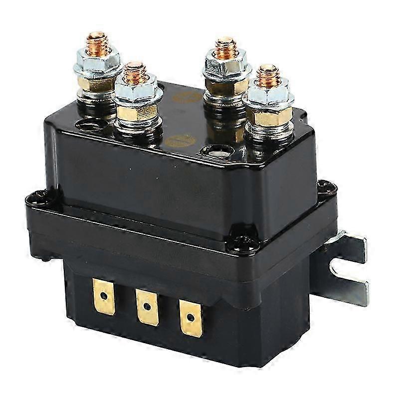 12V vinschvippströmbrytare Tumme 250A Solenoid Relä Kontaktor Vinschar för ATV UTV