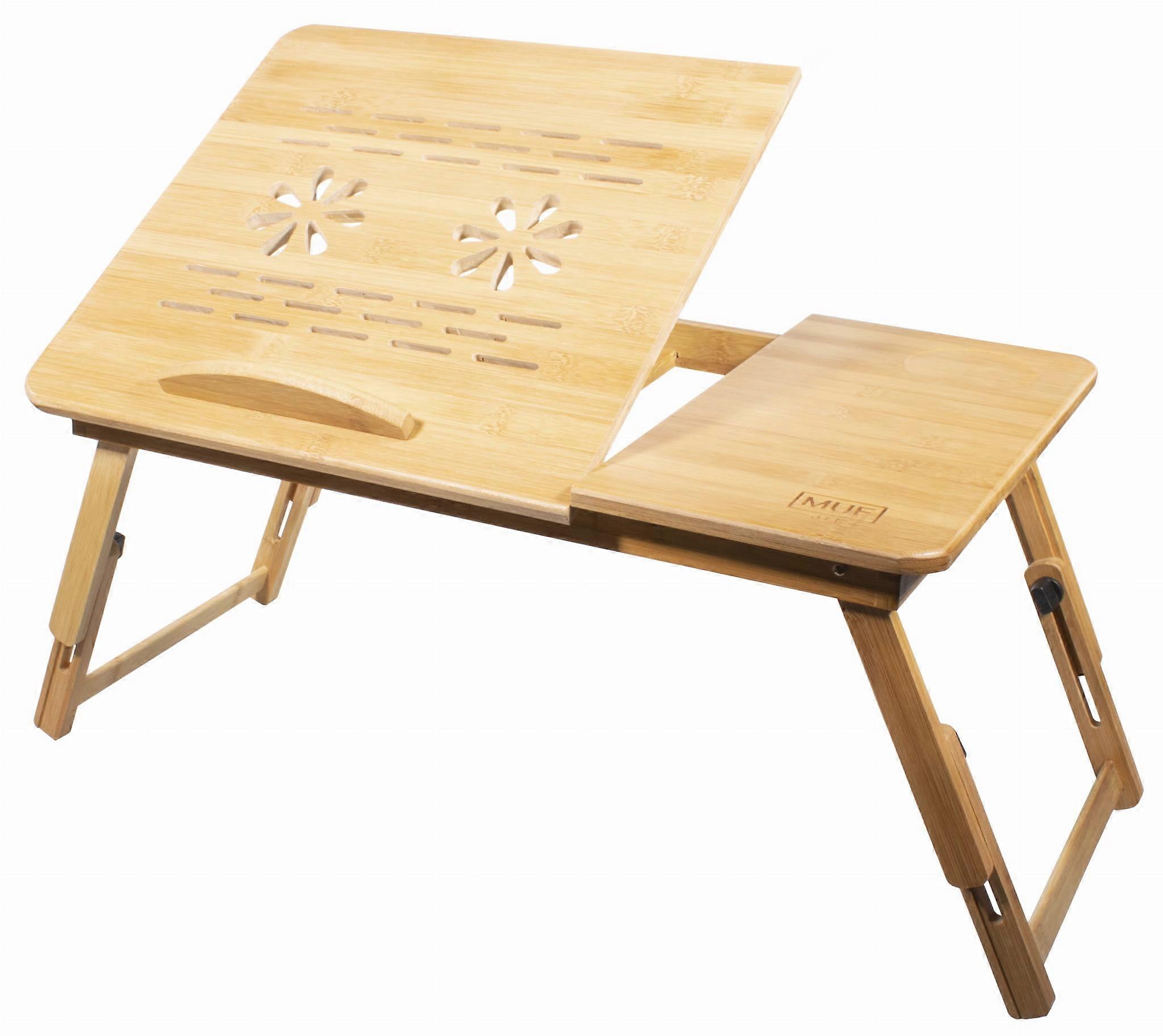 Laptop table - bamboo lap table - adjustable - size L