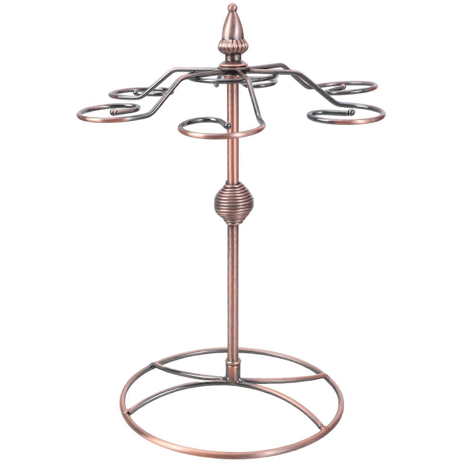 Vertical Wine Glass Storage Rack Space Efficient Barwares Organiser Decorative Kitchen Countertop Display Solution