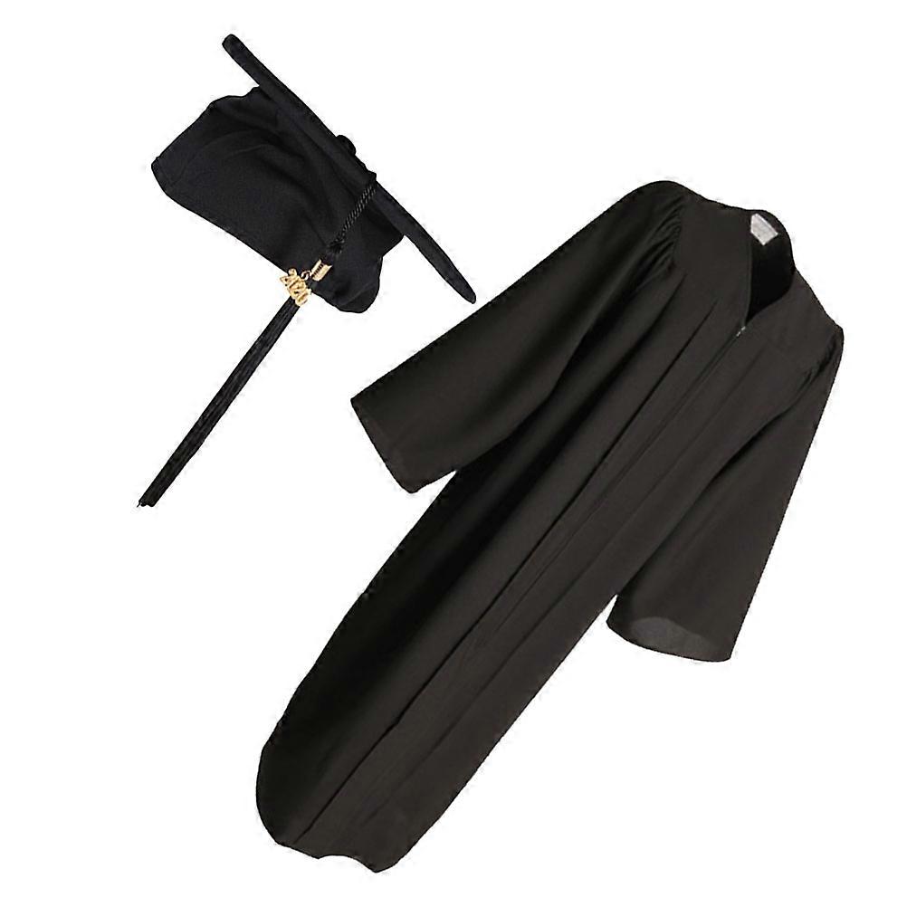 Graduation Gown and Cap Bachelor Costume Sets for Student Wearing