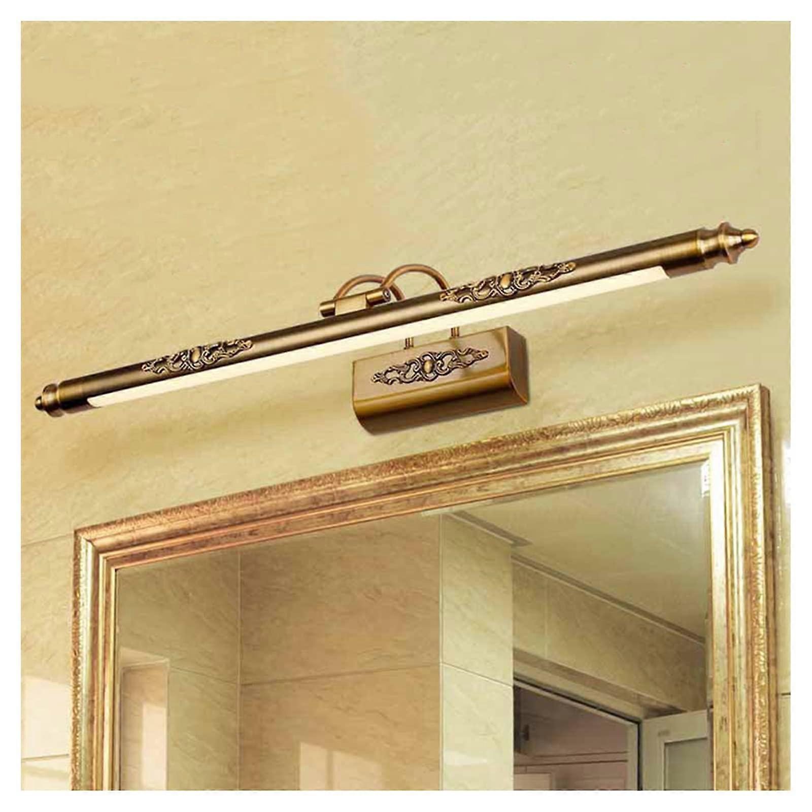 American Luxury Golden Villa Home LED Simple Creative Bathroom Splash Proof Fashion Dressing Table Makeup 50/70/90 cm Lamp LED Mirror Light Ref: 3904