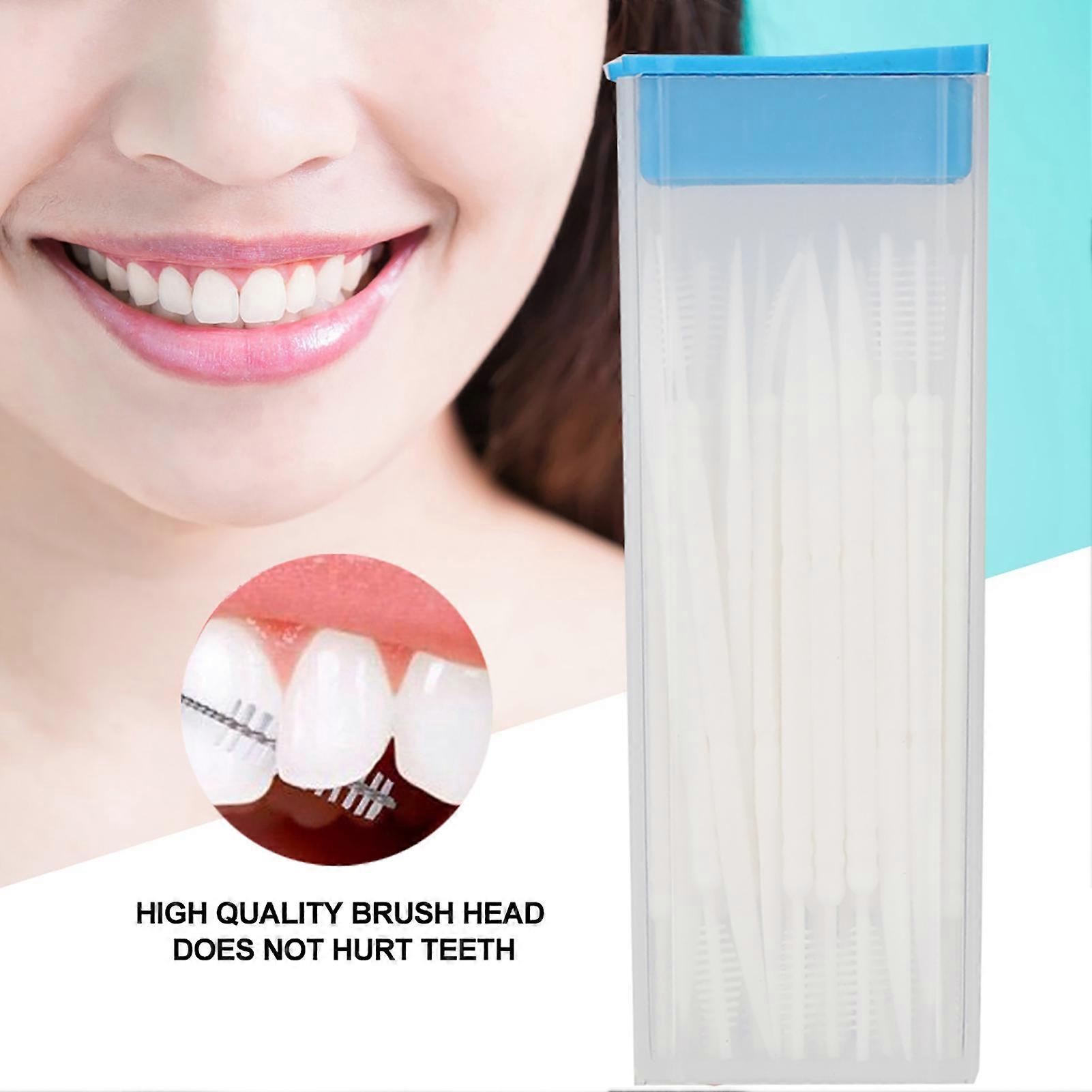 3pcs Interdental Brushes Dental Flossers 6.5cm Toothpicks Set