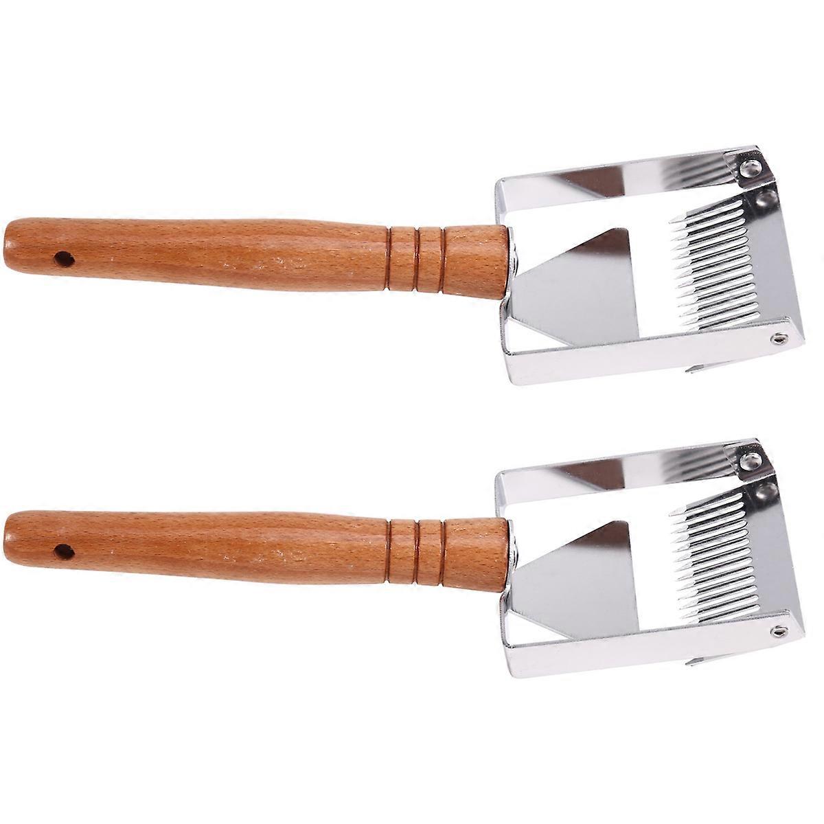 Honey Fork, Honey Shovel, Honey Extraction and Harvesting, Multi-Toothed Honeycomb Planer, Beekeepe