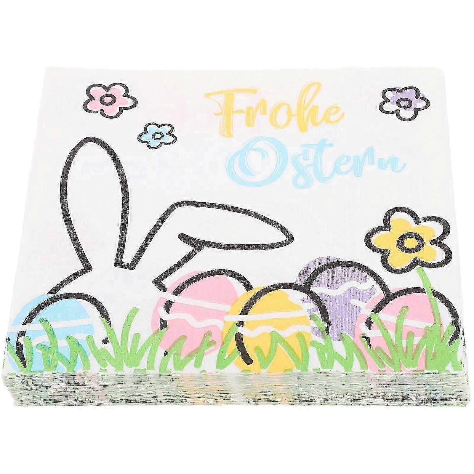 100 Sheets Easter Napkins Easter Paper Napkins Easter Napkins Paper Easter Paper