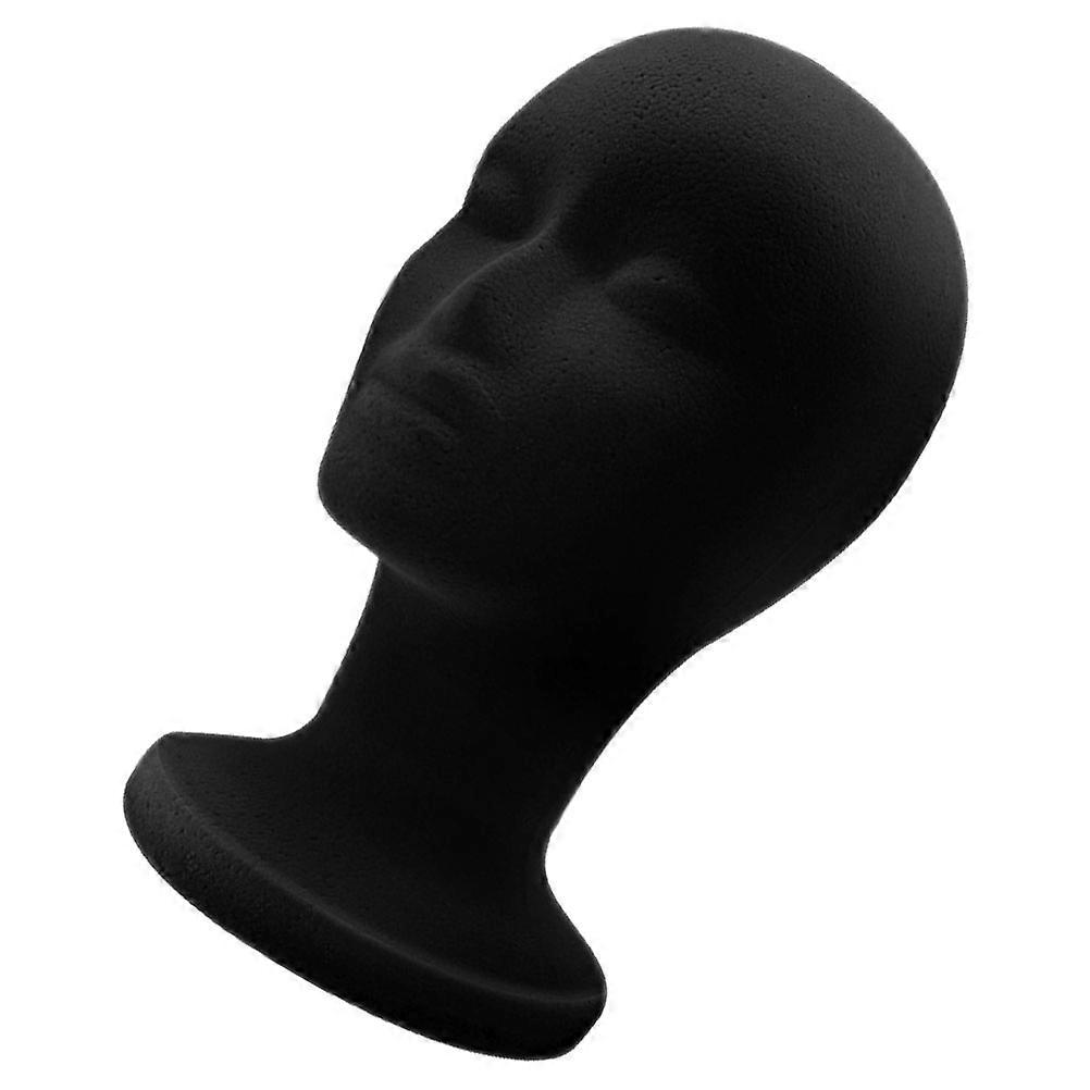 Foam Head Mannequin for Hat and Wig Display, Lightweight and Portable Stand for Hairdressing, Painting, and Decorative Use